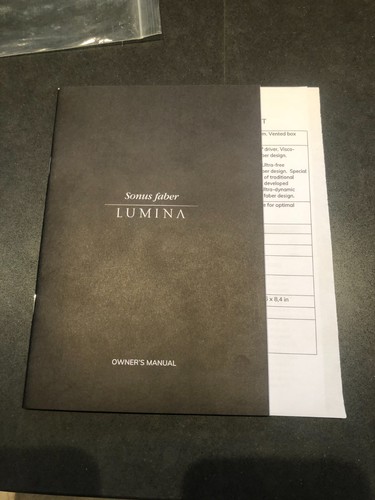 Sonus faber lumina - sonus, 1